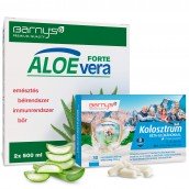 AKCIÓ: Barny´s ALOE vera FORTE X500 ml + Barny´s Kolosztrum béta-glükánokkal 30 ks